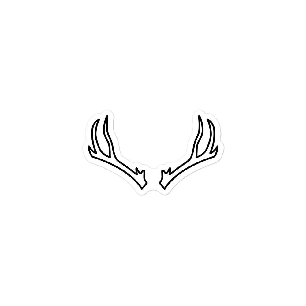 6-point Antler Sticker