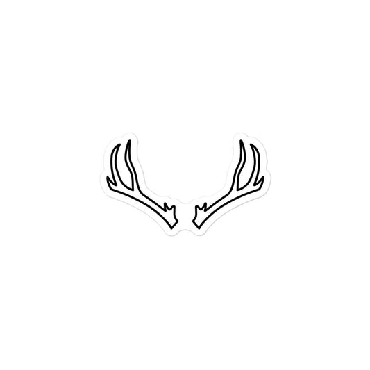 6-point Antler Sticker