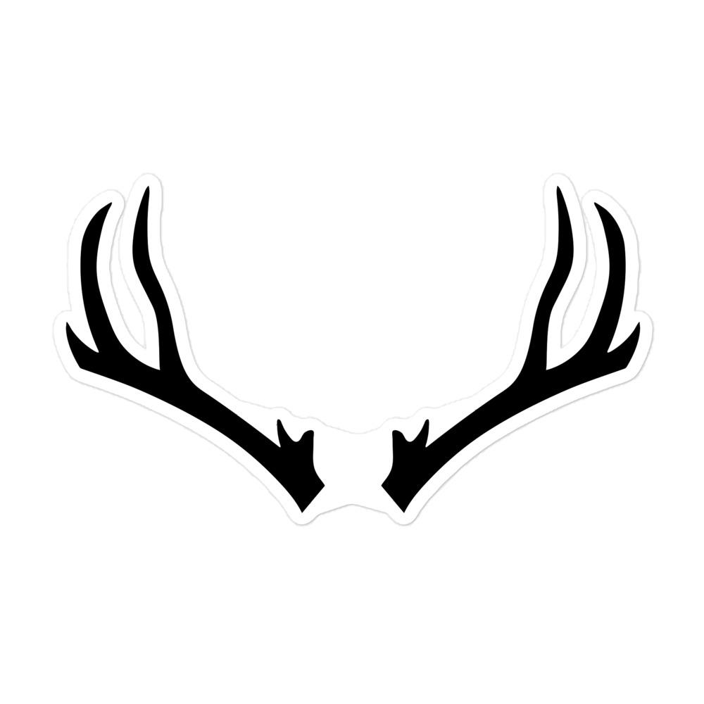 6-point Antler Sticker