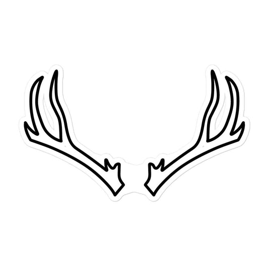 6-point Antler Sticker