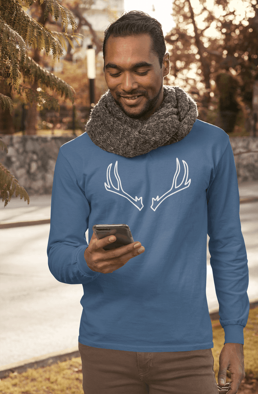 6-point Antler Outlined