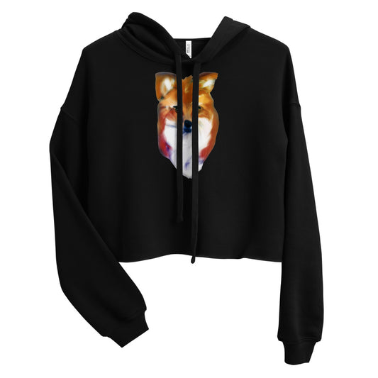 Fox Crop Hoodie