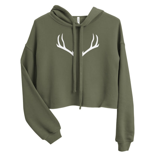 6-point Antler Crop Hoodie