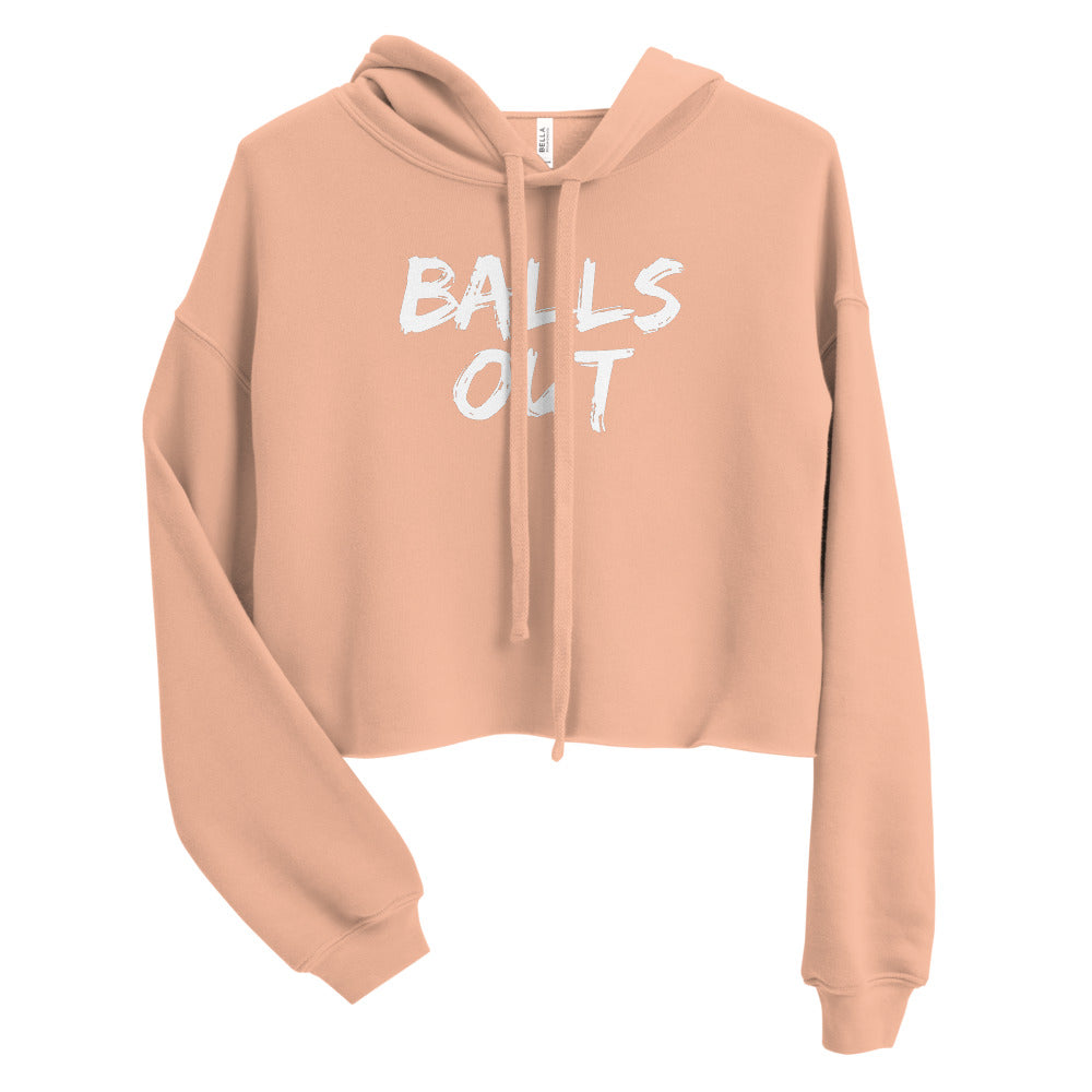 Balls Out Crop Hoodie