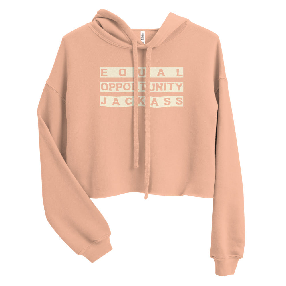 Equal Opportunity Jackass Crop Hoodie