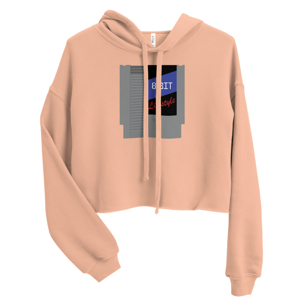 8-bit Cartridge Crop Hoodie