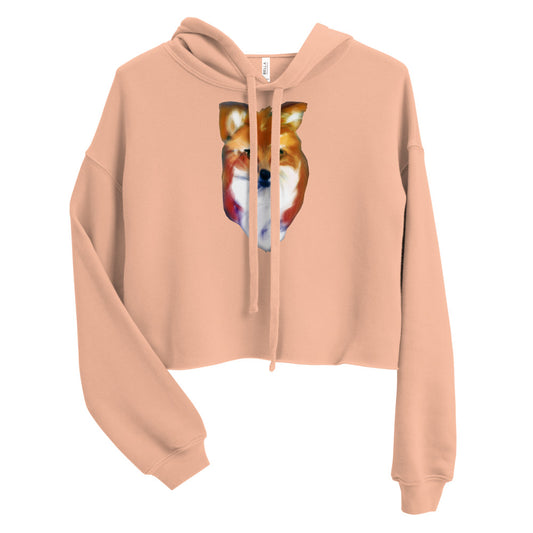 Fox Crop Hoodie