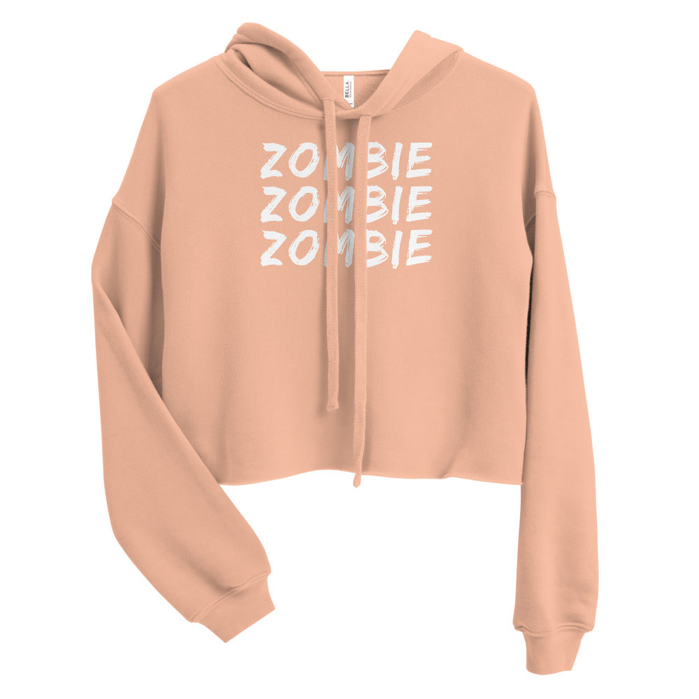 Zombie Zombie Zombie Crop Hoodie