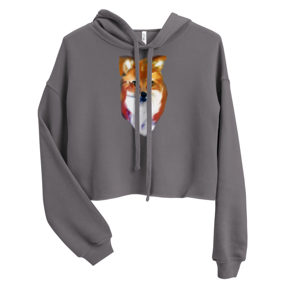 Fox Crop Hoodie