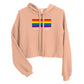 Proud to Be Me - Pride Flag Crop Hoodie